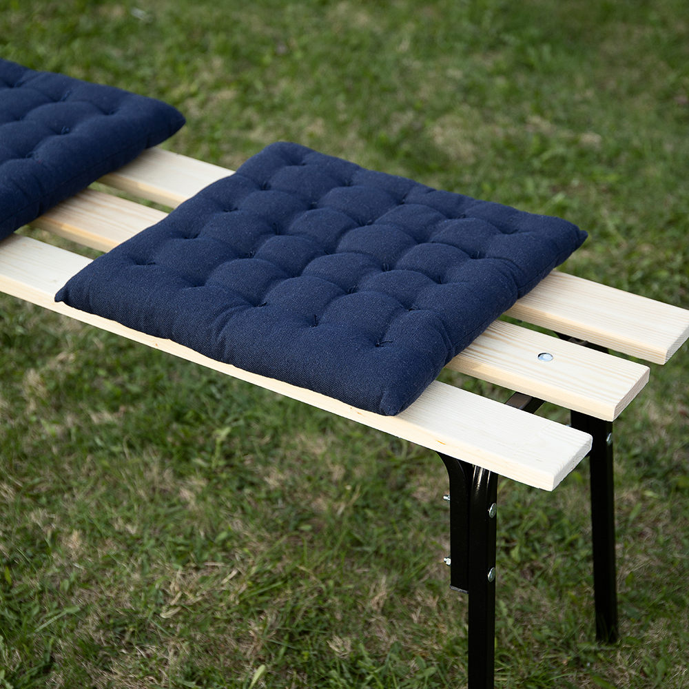 Лавка "ХИТ" 118x33x45см, древесина хвойных пород + металл - #6