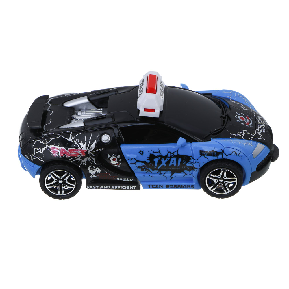 ИГРОЛЕНД Робот трансформирующийся "Герой города", инерция, ABS, 5,5х12,5х3,8 см, 3 дизайна - #9