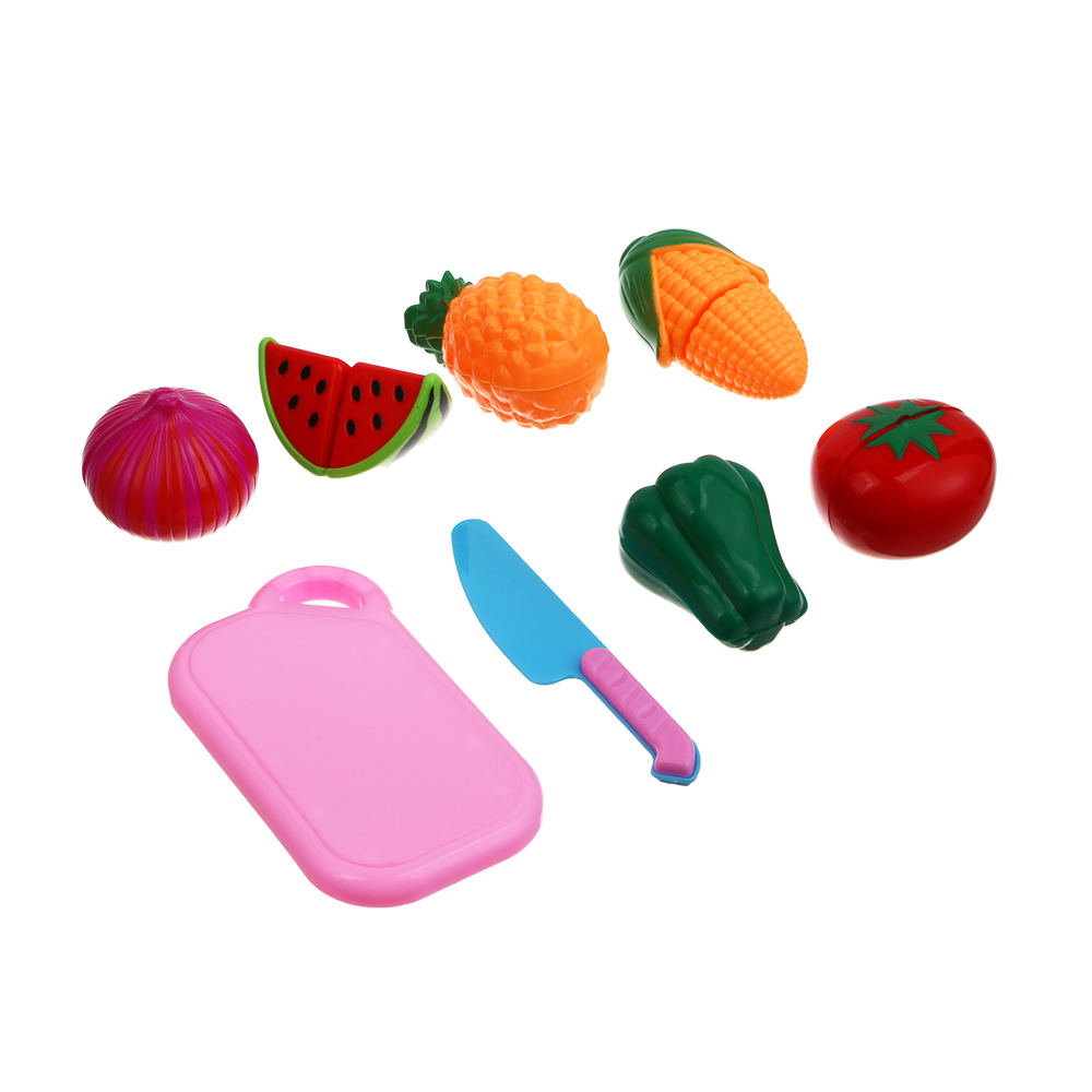 ИГРОЛЕНД Набор игровой "Продукты" на липучке, ABS, РР, 8пр., 24х15х6см - #3