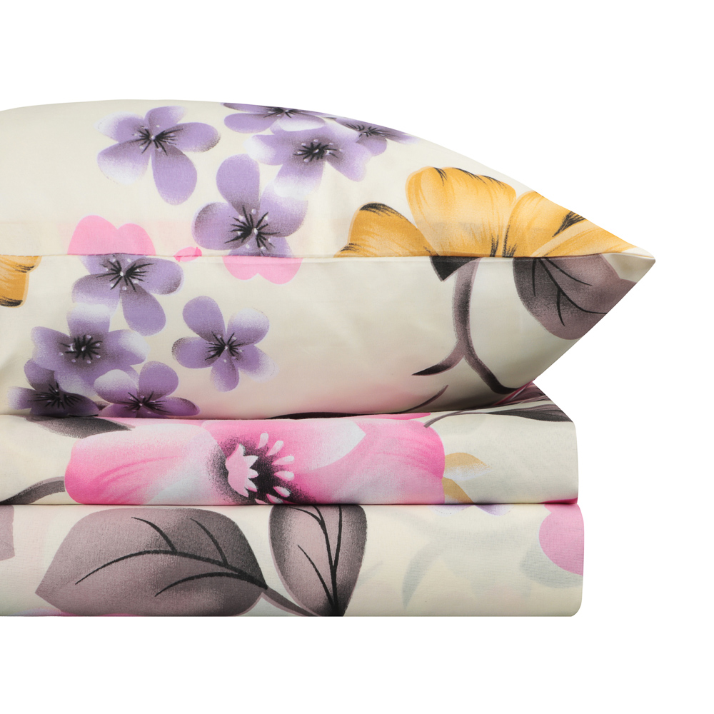 PROVANCE Стандарт Комплект постельного белья евро (4 предмета), полиэстер, 4 дизайна - #1