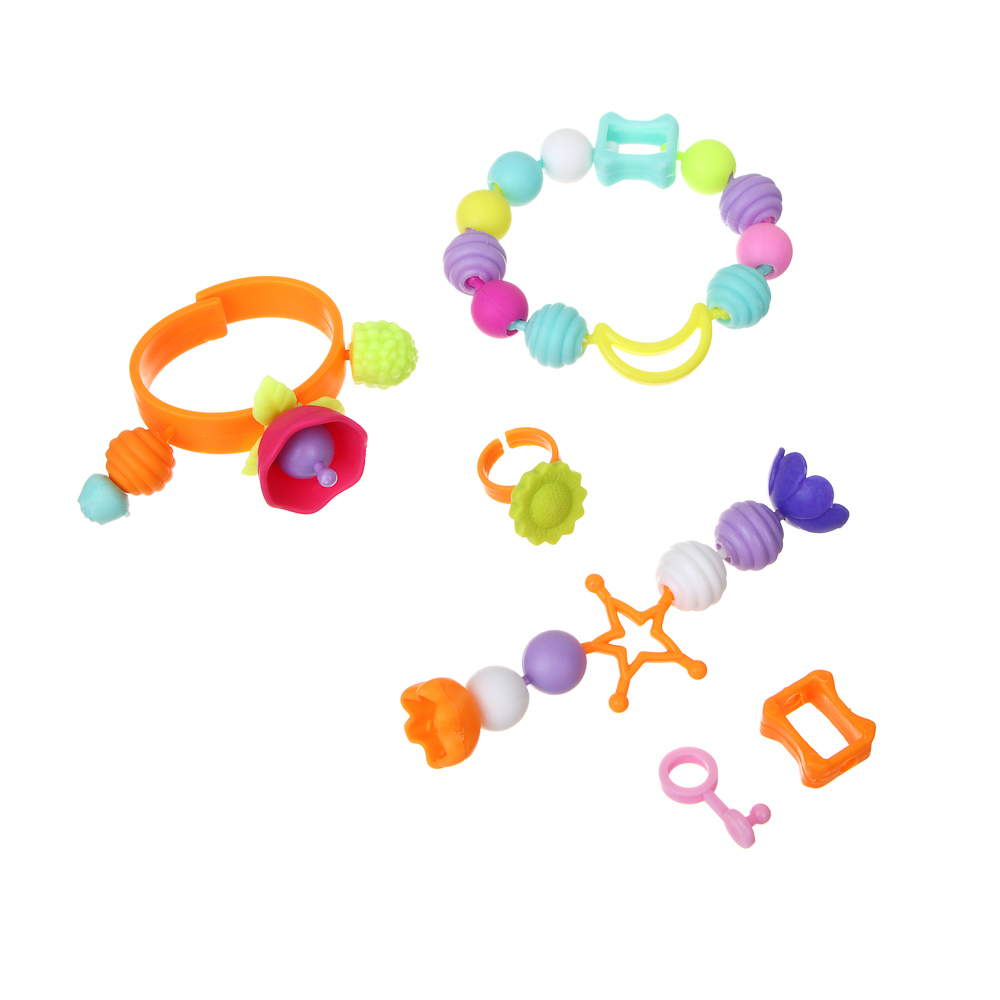 ХОББИХИТ Набор для творчества "Поделки с объемными бусинами", РР, 9х12,5х4см, 3 дизайна - #7