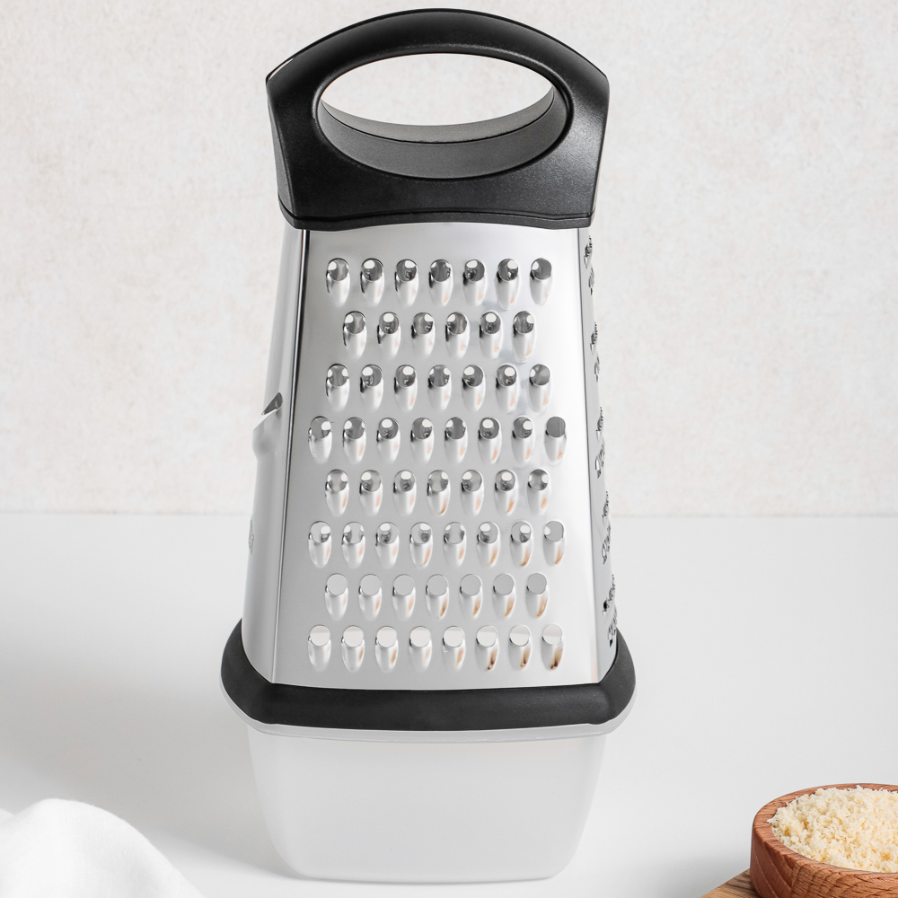 VETTA Терка 4-х сторонняя с контейнером 23см, нерж. сталь, FG0426-9SB - #10