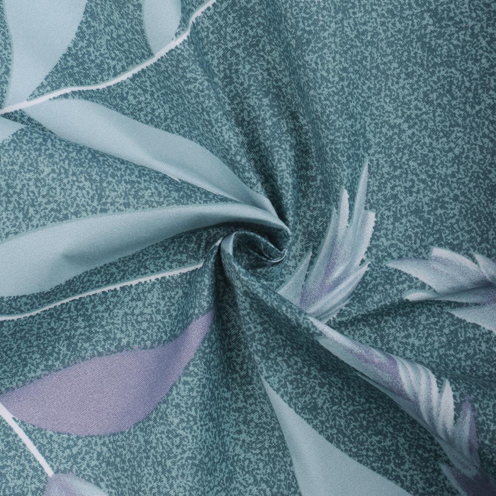 PROVANCE Нэви Комплект постельного белья 2 (4 предмета), микросатин, листья - #10