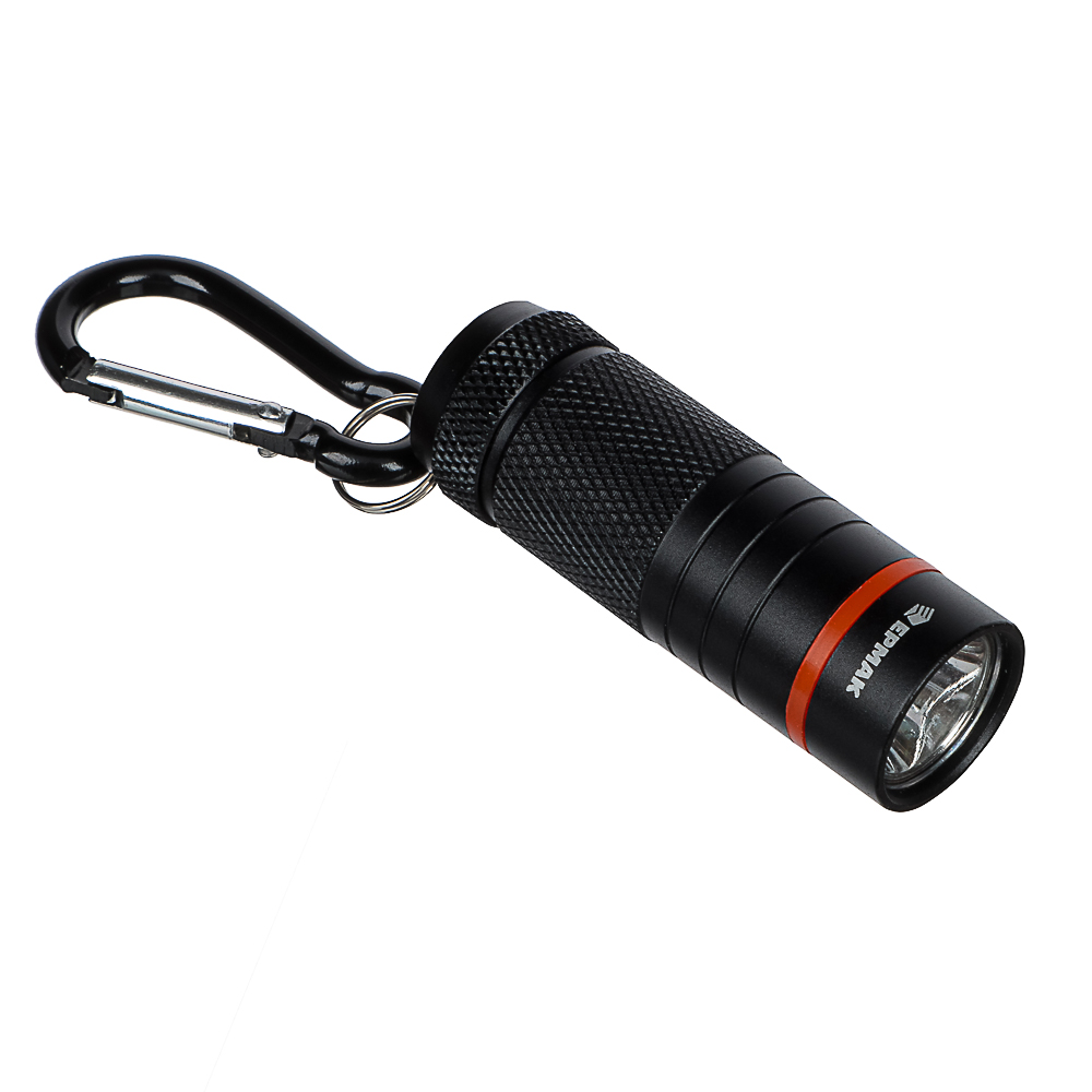 ЕРМАК Фонарик на карабине, 1 LED, 4хLR44, 5,5x2см - #1