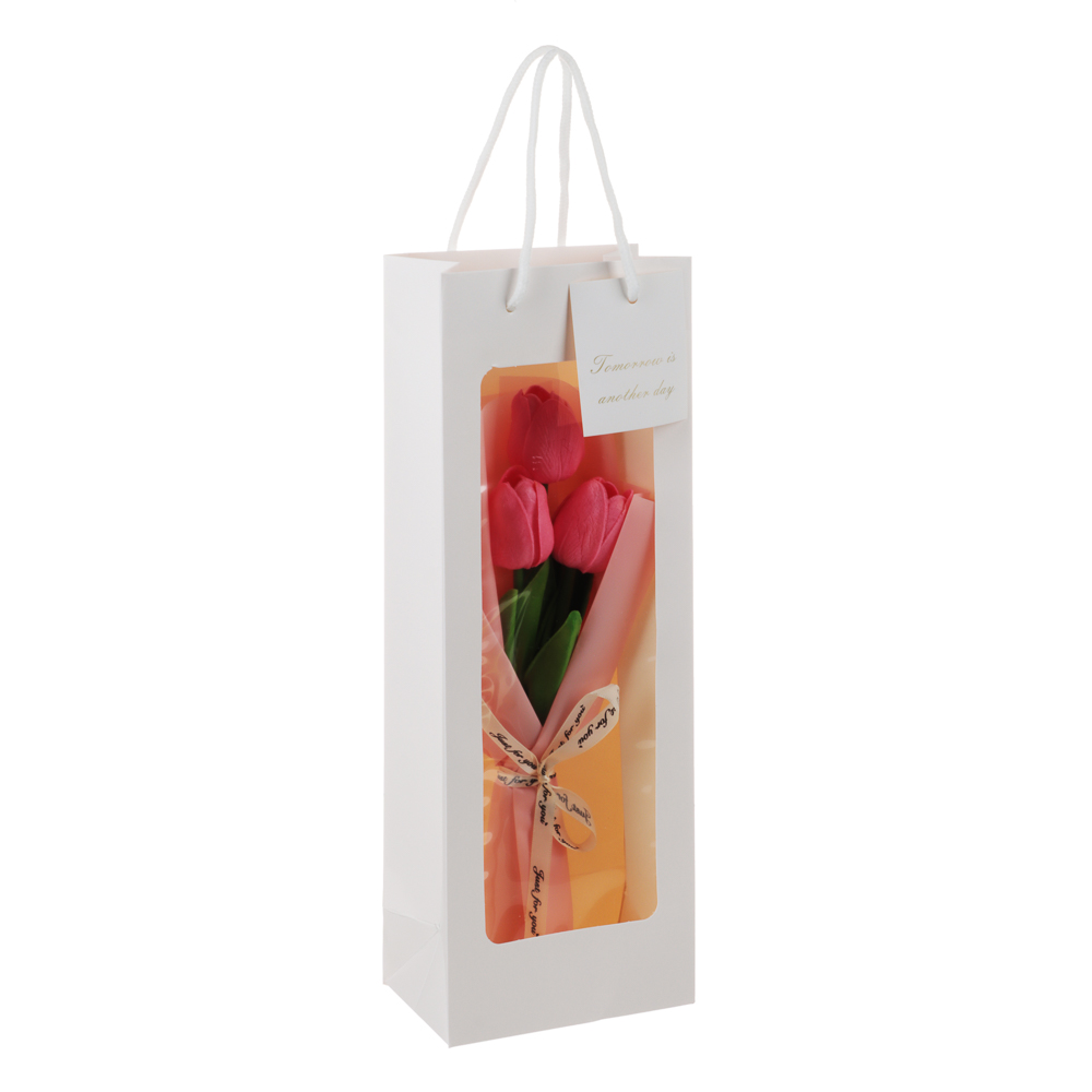 LADECOR Букет тюльпанов, материал PU, 36х13 см 4 цвета - #5