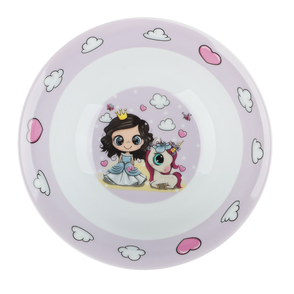 Набор посуды 3пр, тм MILLIMI Принцесса, фарфор - #7