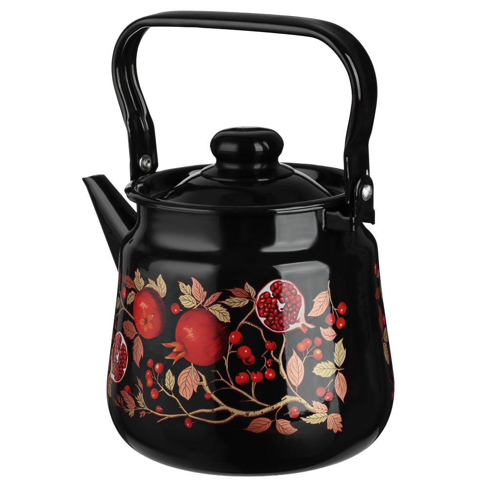 Гранат Чайник эмалированный, без свистка 3,5л, индукция - #5