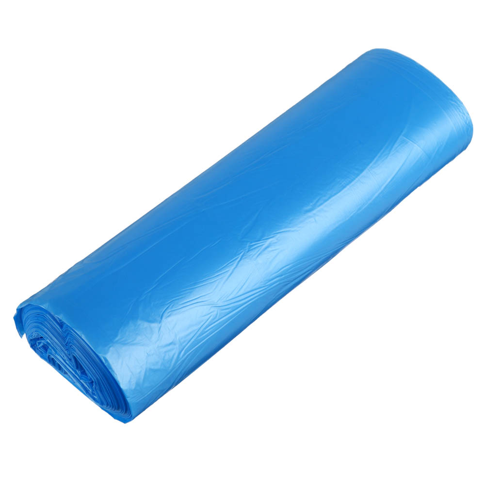 VETTA Мешки для мусора 60 л., 20 шт.,стандарт, синие, рулон - #2