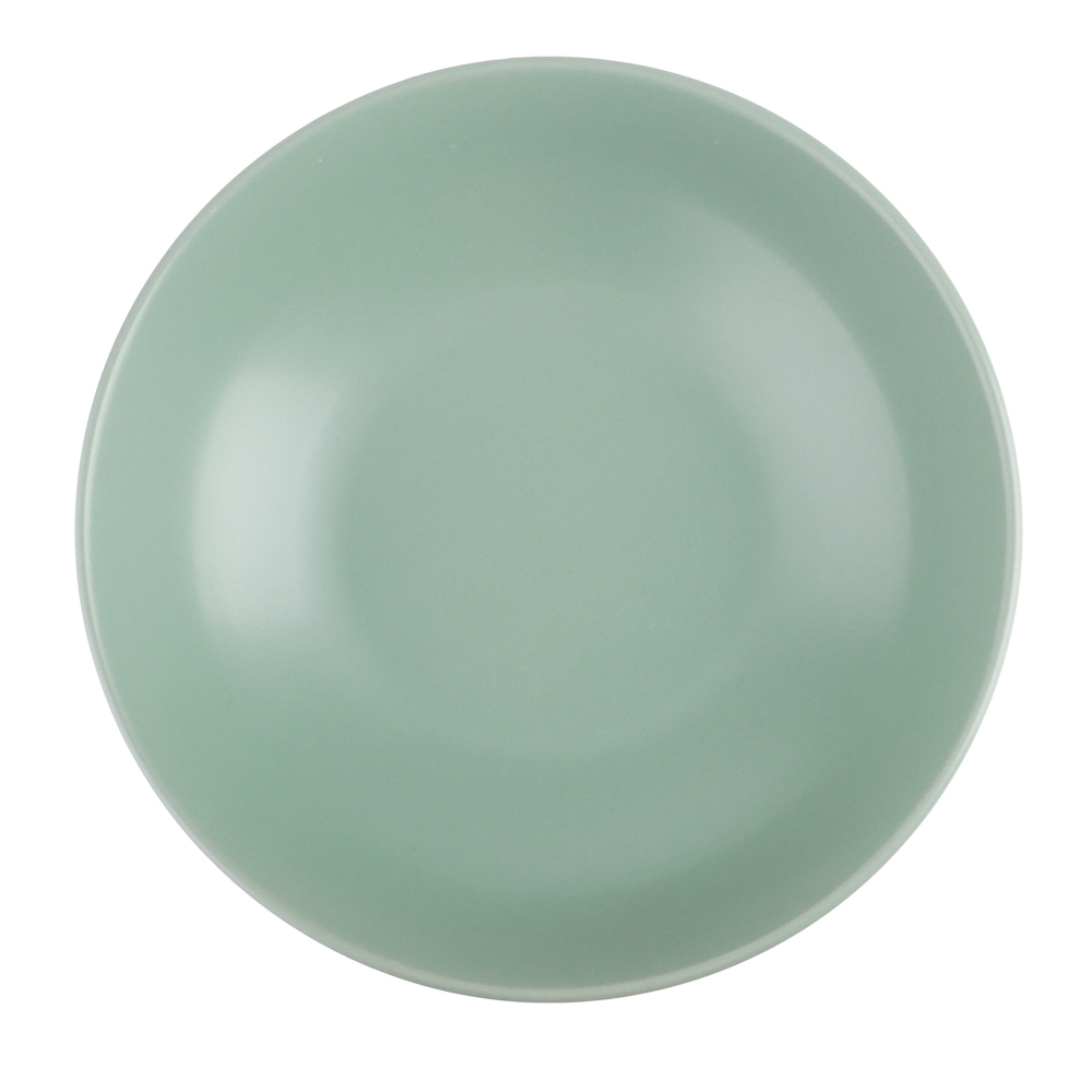 MILLIMI Салатник 880мл, 20х5.4см, керамика, оливковый - #4