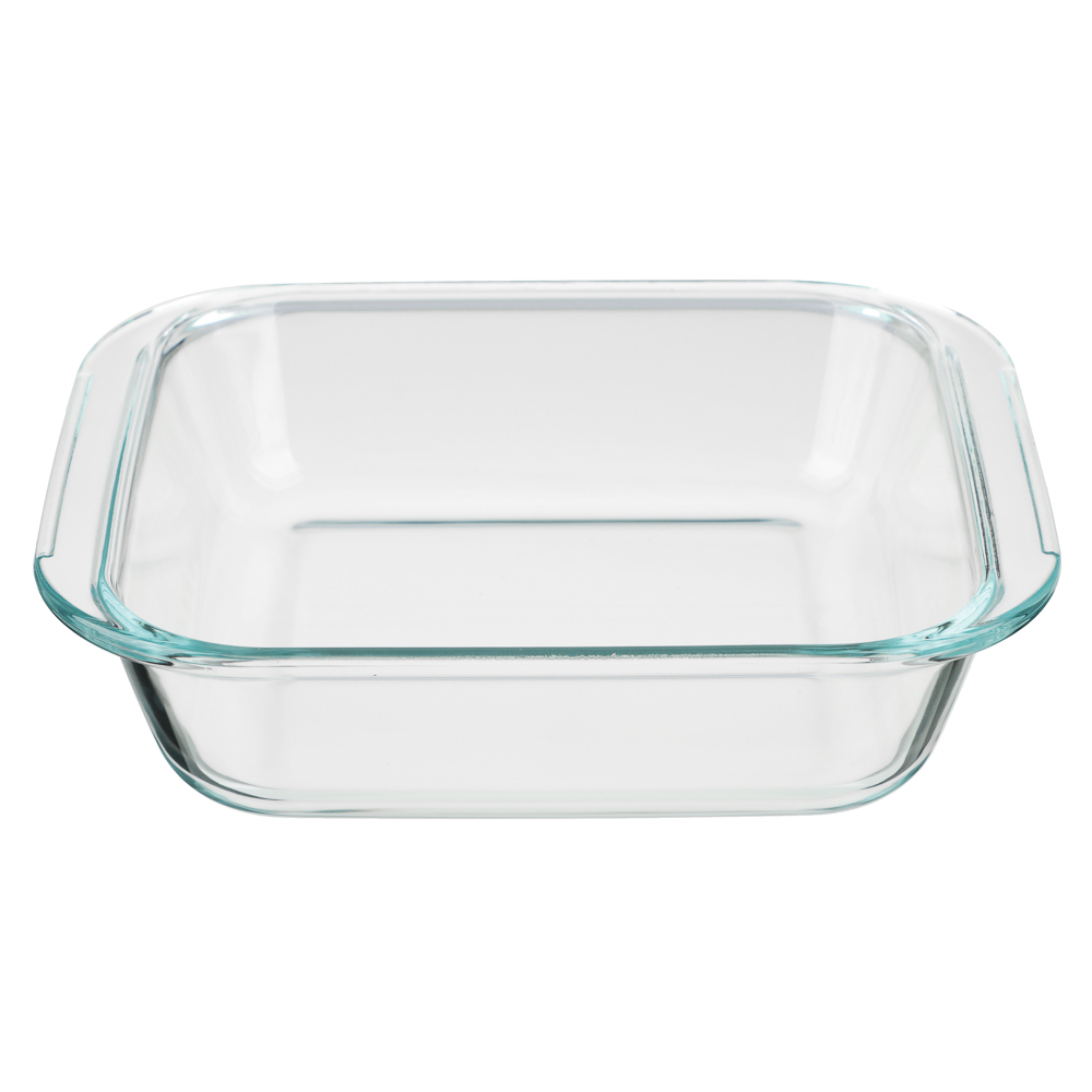 SATOSHI Форма для запекания жаропрочная квадратная, с ручками, стекло, 21,3x18,9x5см, 1,1л, GB-S1100 - #3