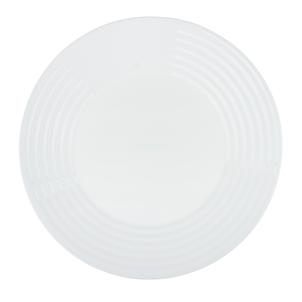 MILLIMI Бароло Тарелка обеденная 24см белая опаловое стекло - #1