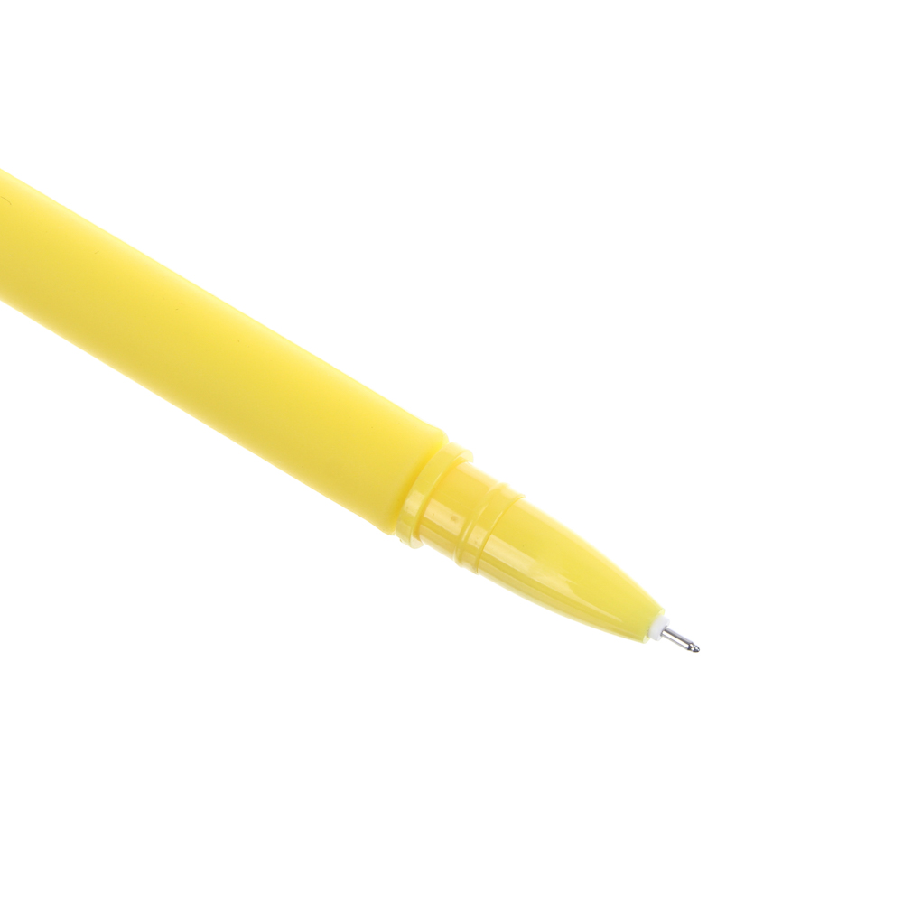 Ручка гелевая синяя 0,5мм, "Сырные палочки", силиконовый корпус, 2 вида, шоу-бокс - #4