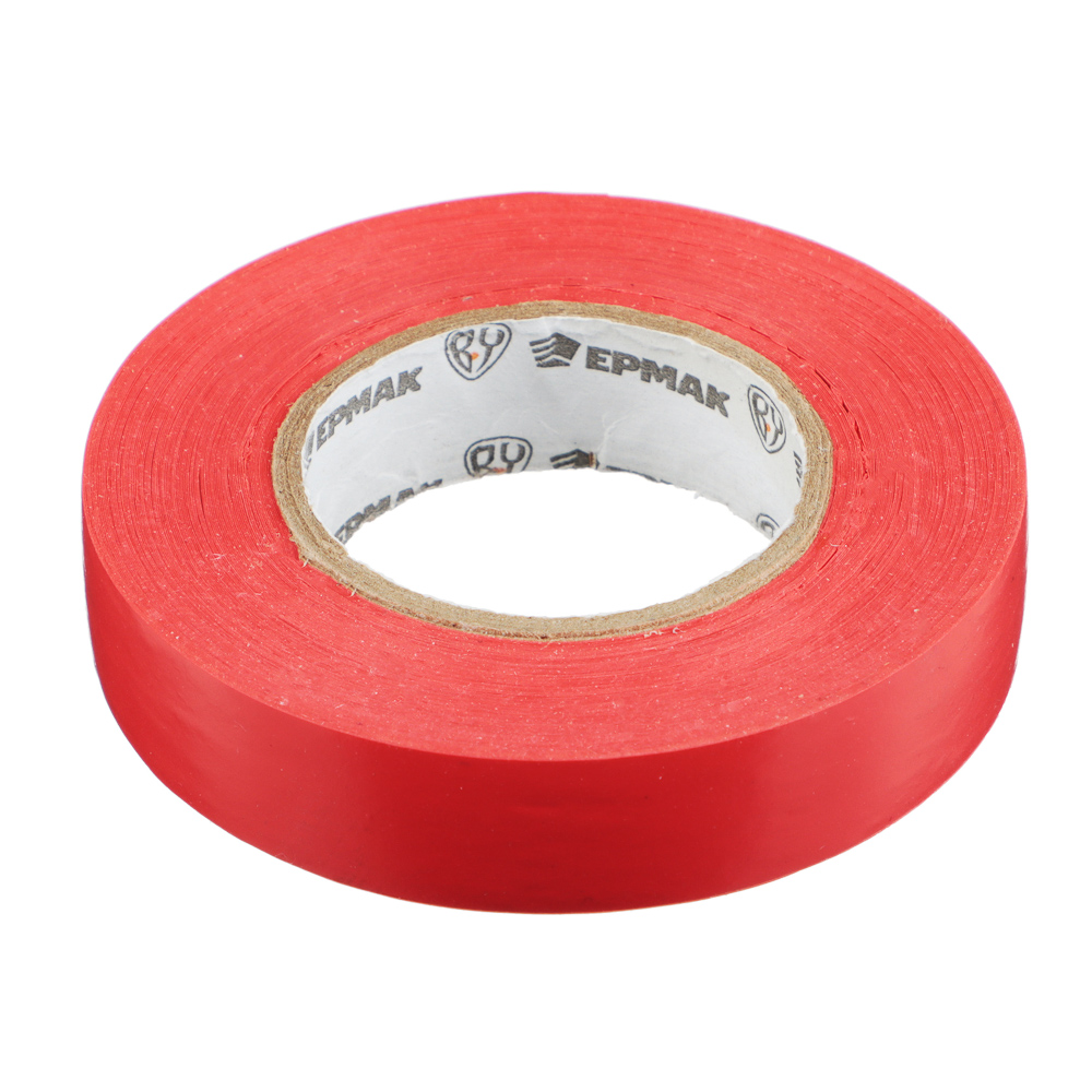 ЕРМАК Изолента ПВХ в/с красная, шир. 15+-2мм, 20м, толщ 0,15мм - #1