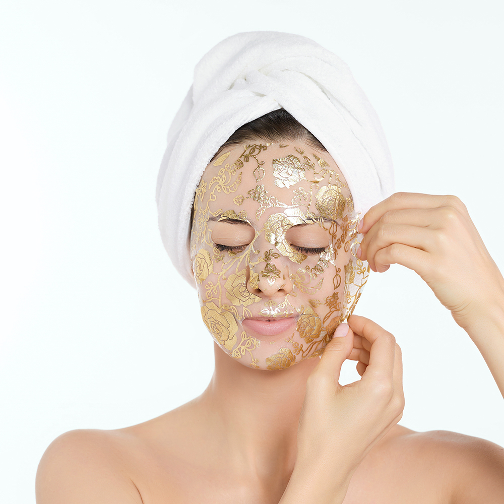 ЮНИLOOK Маска тканевая антивозрастная с пептидами Золотое кружево, 25 мл - #12