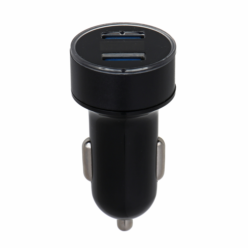 ЕРМАК Зарядное устройство в авто с дисплеем, 2xUSB, 3.1А, 12/24В, пластик - #2