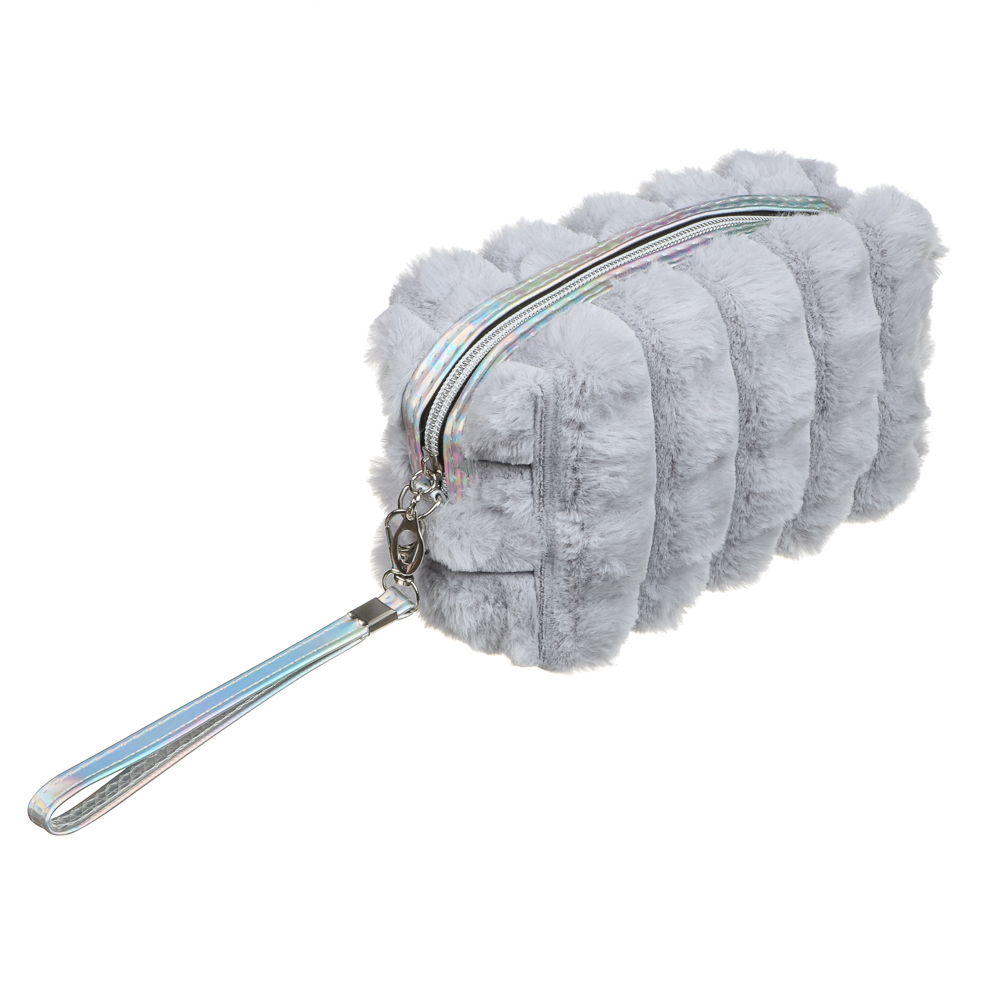 ЮL Косметичка из искусственного меха Флаффи, 100% ПЭ, 18х10х7см, 2 цвета - #2