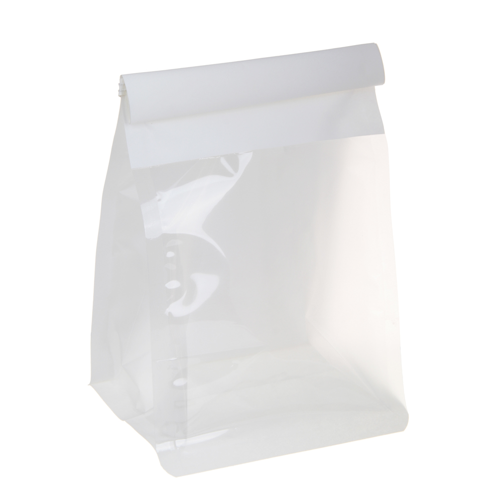 Набор пакетов крафт белых с ПВХ окном и замком, 20 шт, 13x28x11 см - #3
