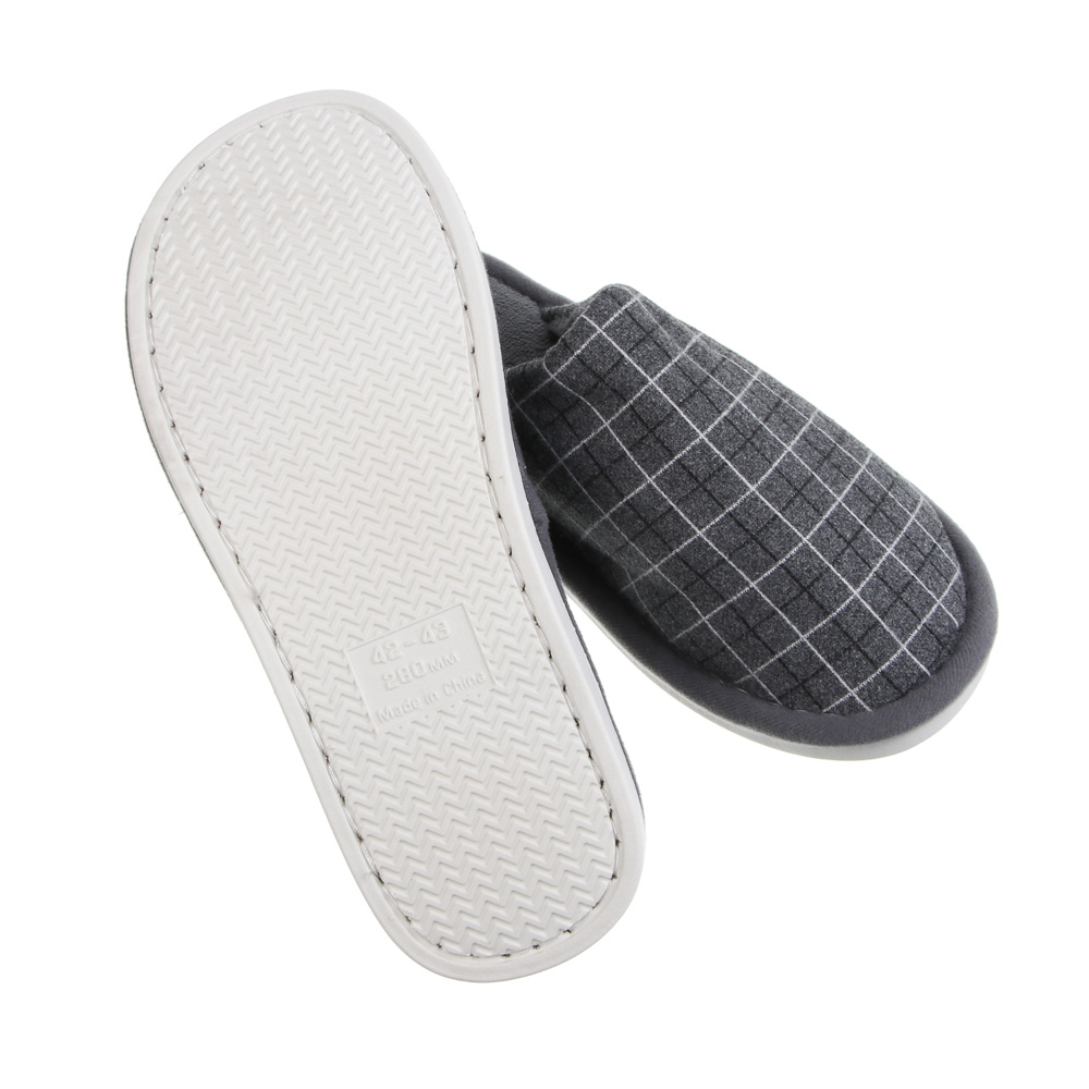 Обувь домашняя, размер 42-43, цвет серый, #10 - #4