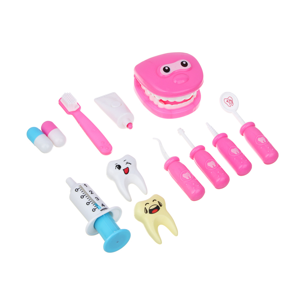 ИГРОЛЕНД Набор игровой профессии мини "Стоматолог", PP, ABS, 16х5х34,5см - #3