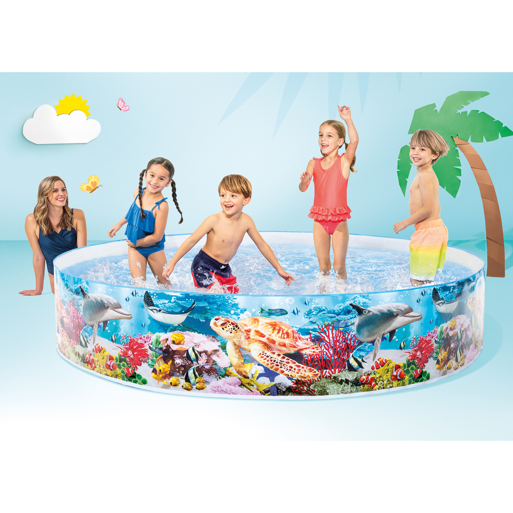 INTEX Бассейн 244х46см, коралловый риф снапсет, от 3 лет, 58472NP - #4