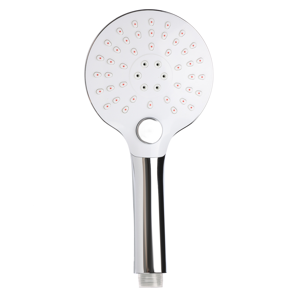 RAIN Лейка для душа, 3 режима, кнопка, 120мм, хром - #2