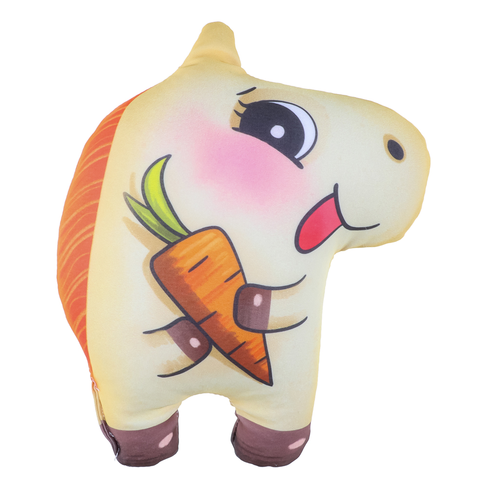 Конь с короткими лапками антистресс, 26 см, бифлекс+шарики - #3