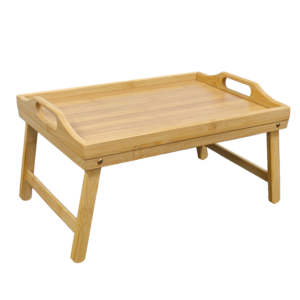 Столик-поднос тм VETTA, бамбук, 38x26x19,5 см - #1