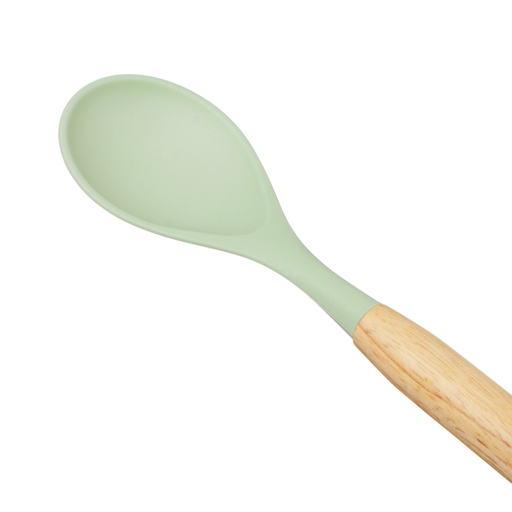 Набор кухонных принадлежностей SATOSHI Аллон, 12пр., оливковый, силикон - #5