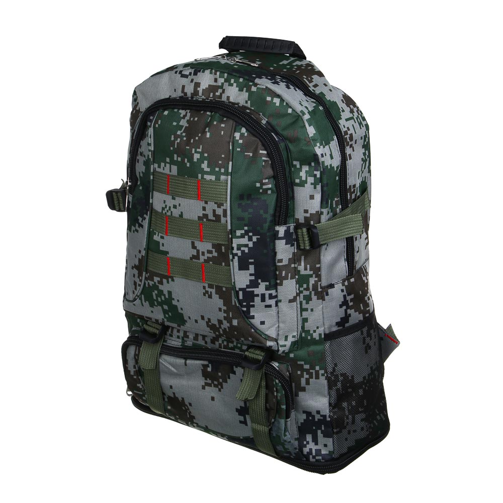 РУССО ТУРИСТО Рюкзак туристический Разведчик 50-60л, 65x35x14,5 см, нейлон - #4