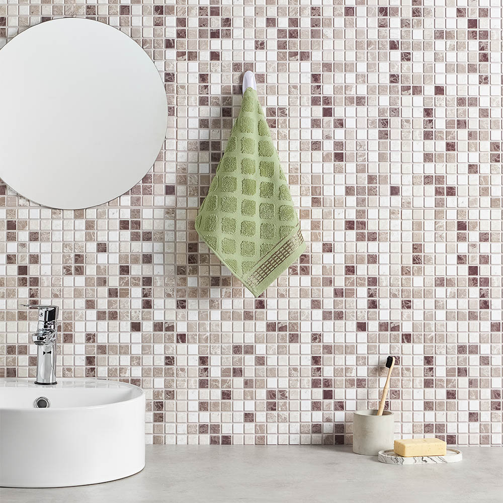 PROVANCE Эвкалипт Полотенце махровое, 100% хлопок, 30х50см, 420гр/м, зеленый - #4