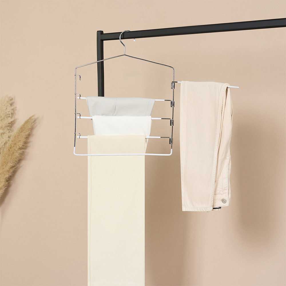 VETTA Вешалка универсальная многоярусная 45см антискольз. металл - #9