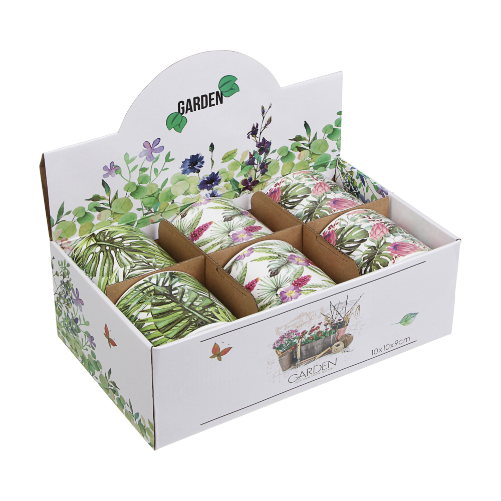 Кашпо тм INBLOOM, 10х9см, керамика, диз.1 - #6