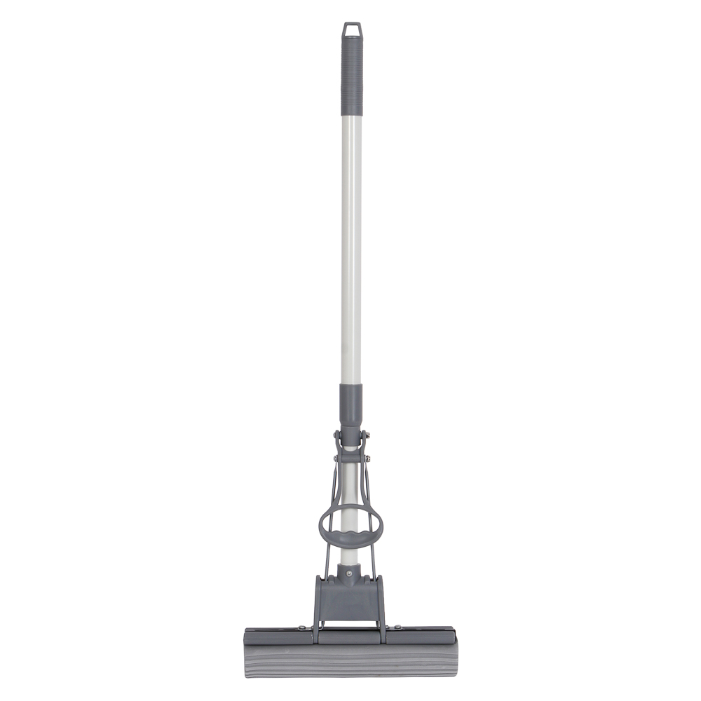 Швабра с отжимом и сменной насадкой ПВА тм VETTA, телеск. ручка 120см, 1 ряд роликов - #3