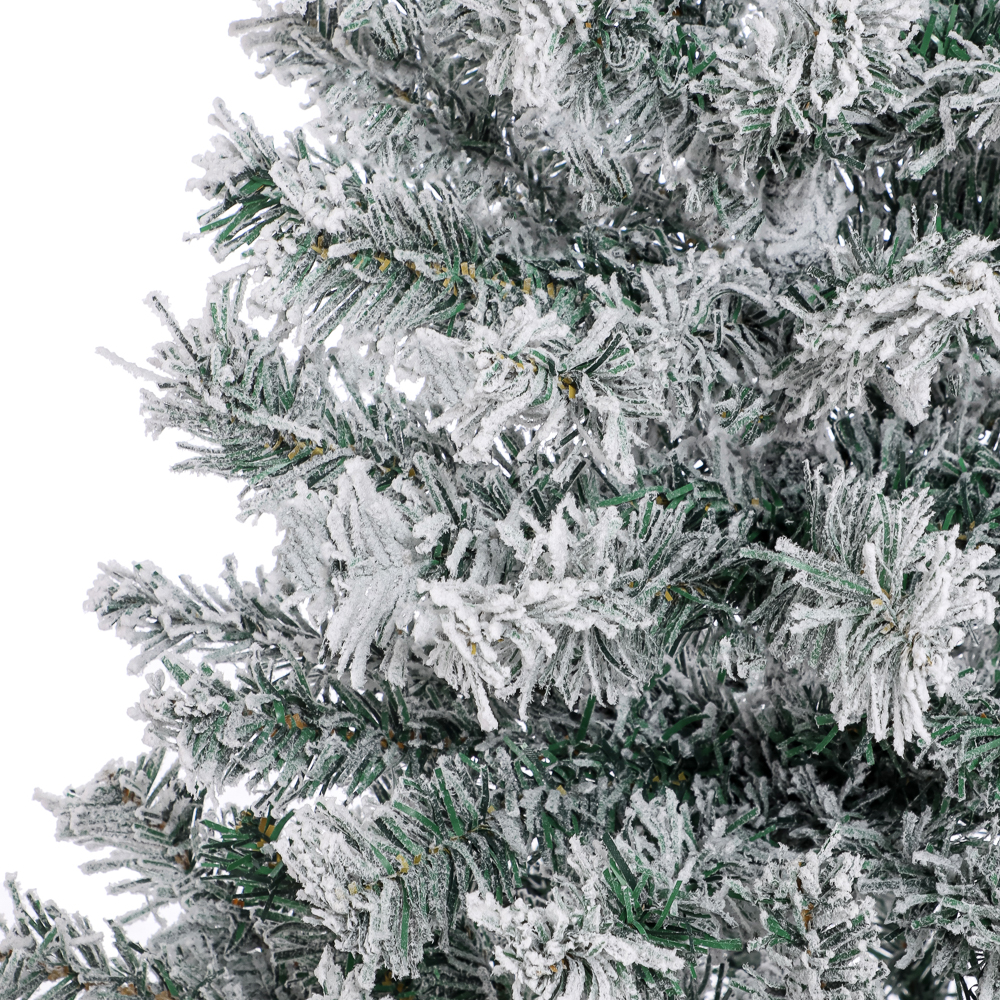 Ель 180 см, 380 веток, снежная, флокирование, ПВХ, 26-19 - #2