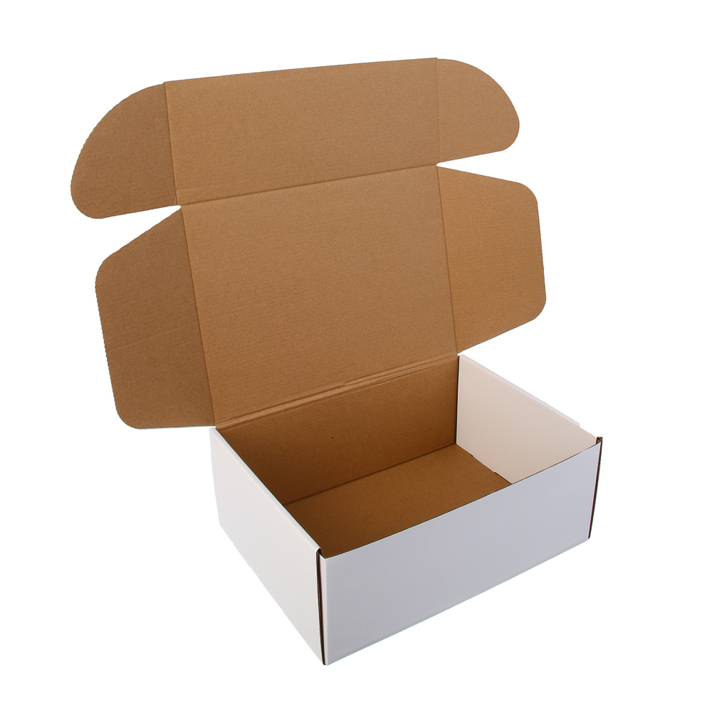 Коробка складная с лентой, 31x22x12 см, гофрокартон, 3 цвета - #5