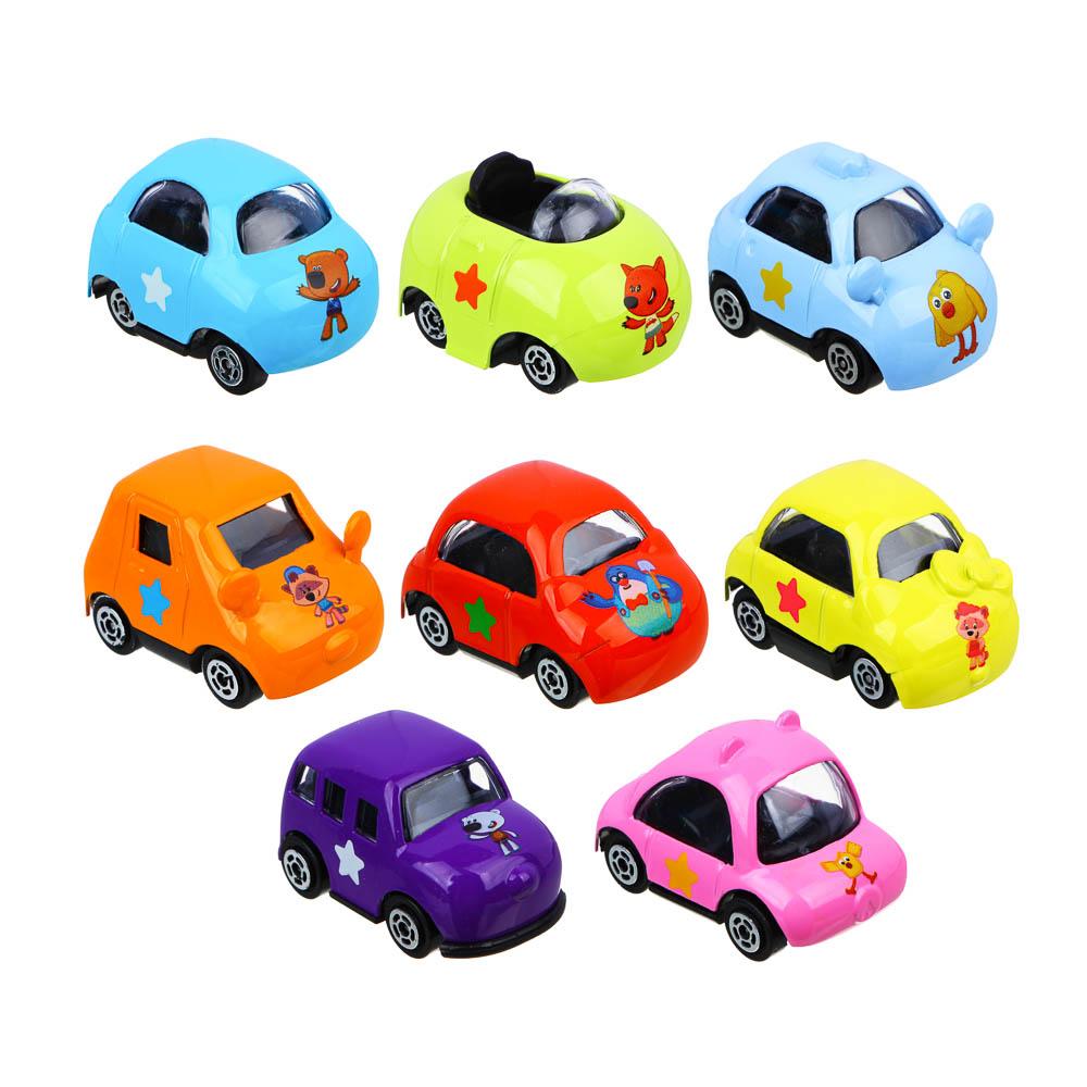 ИГРОЛЕНД Машинка "Мимимишки", металл, ABS, 5х3х3,5см, 8 дизайнов - #2