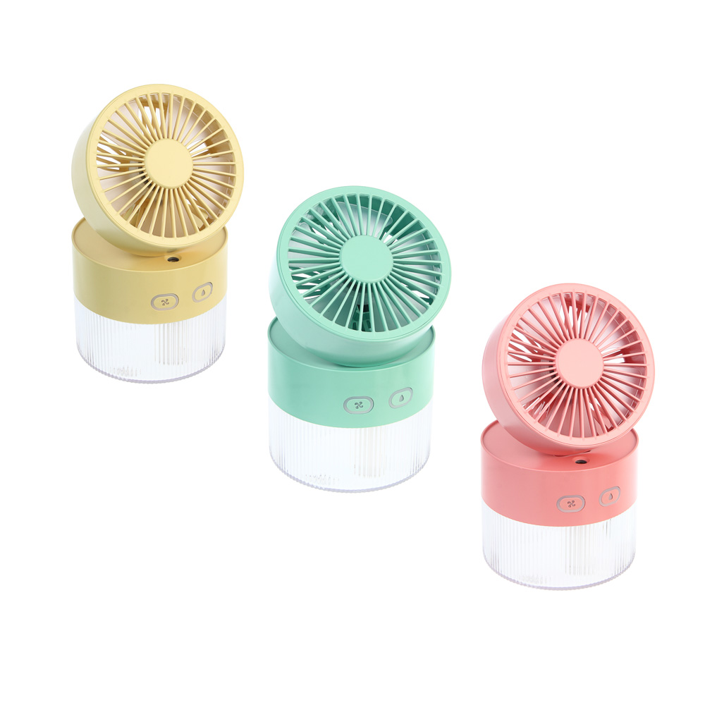 Вентилятор с увлажнителем тм LEBEN 3.7в/1200мАч, 350мл, d11см, USB-кабель, цвет в ассортименте - #1