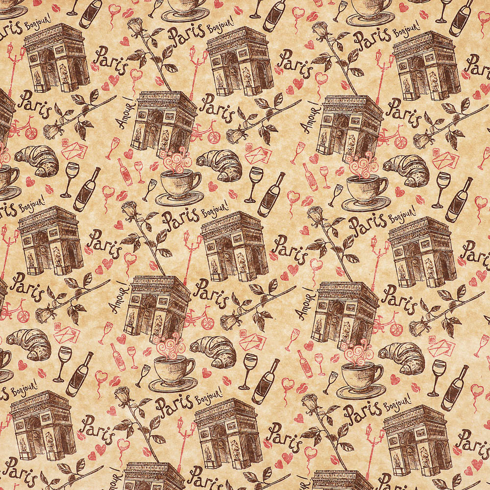 Бумага упаковочная, 70х100см, в ассортименте - #5