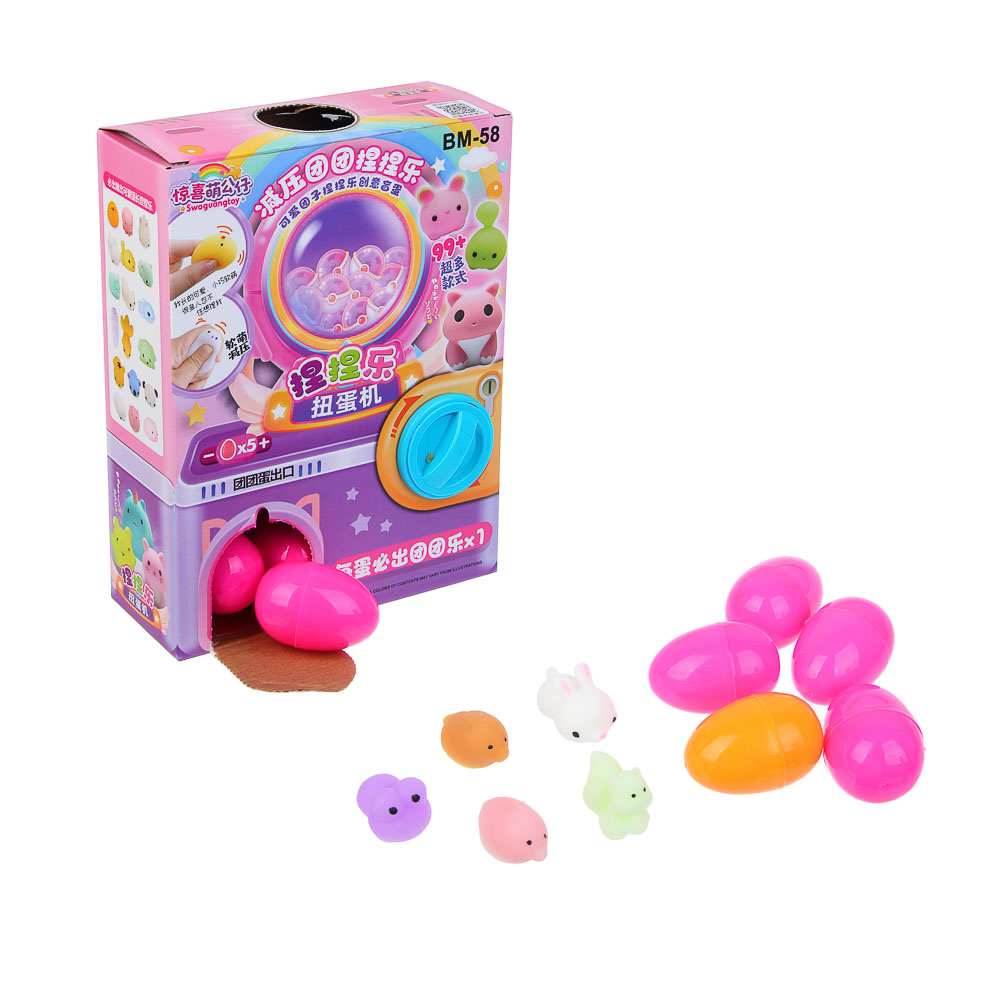 Игрушка сюрприз в яйце, TPR, PP, 17,5х7х23см, микс - #2