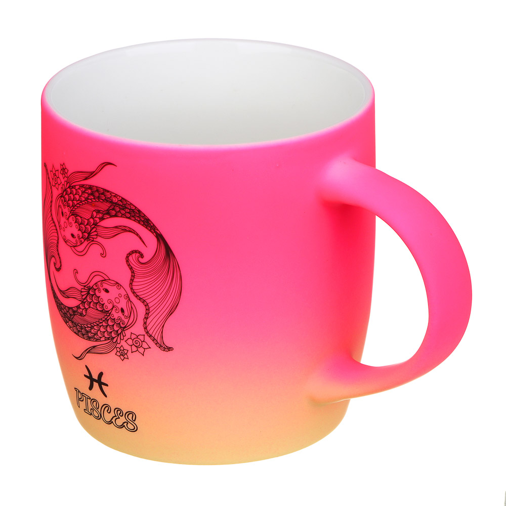 Кружка 350мл, фарфор, "Знаки зодиака", 12 дизайнов - #3