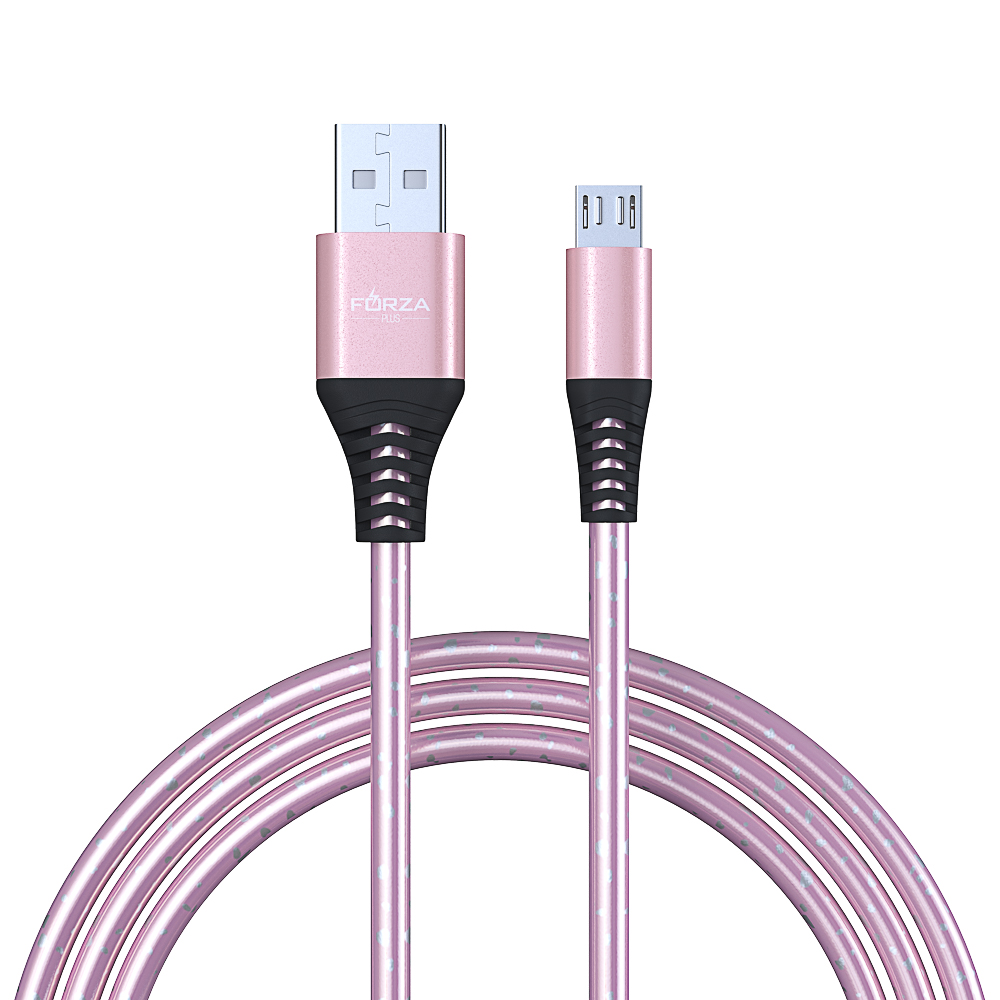 FORZA Кабель для зарядки Звёздное небо Micro USB, 1м, 2А, 4 цвета, пакет - #14