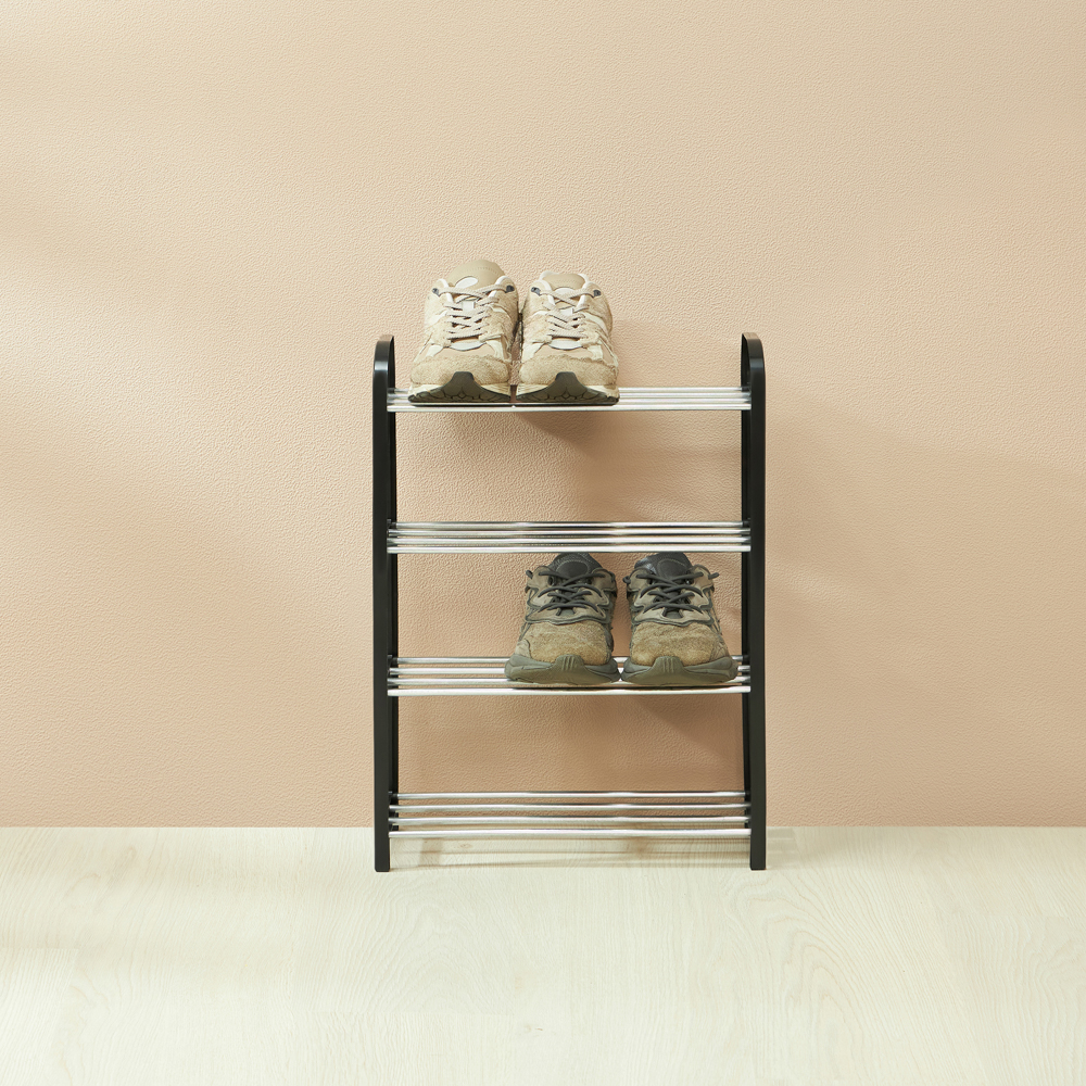 VETTA Этажерка для обуви, 4 яруса, 42х19х59см, металл, пластик - #6