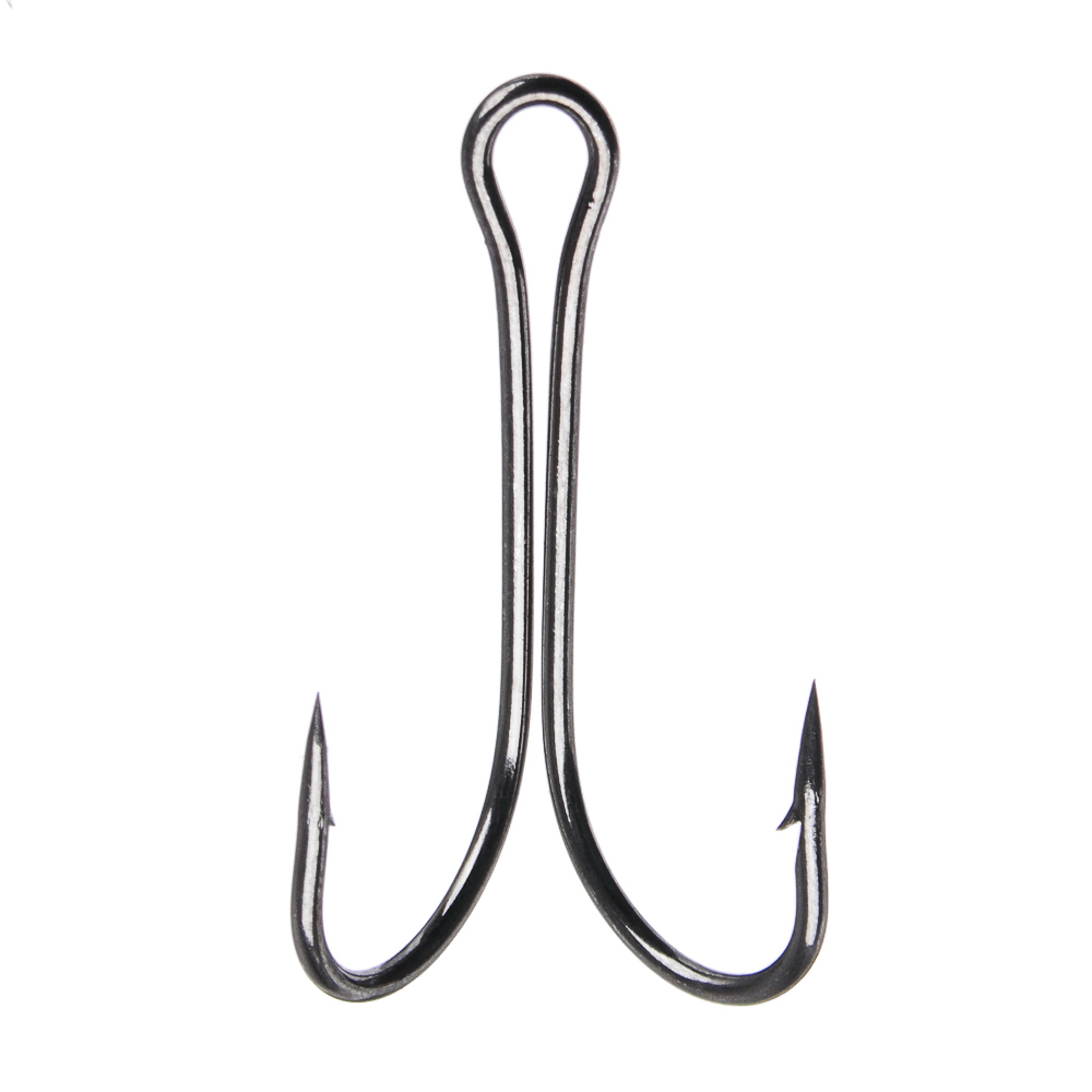 Набор крючков двойных тм AZOR FISHING, №4,2,1, черный никель, 10 шт, 3 вида - #4