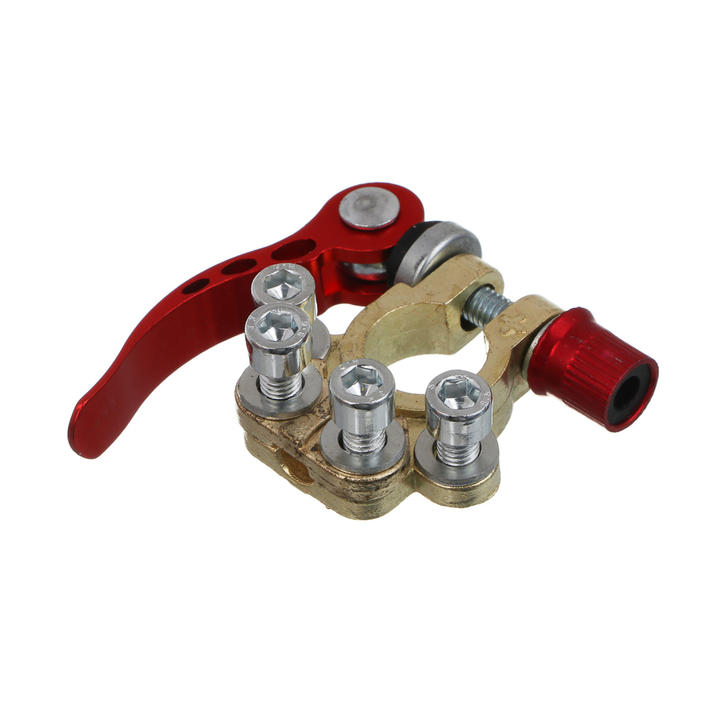 ЕРМАК Клеммы для аккумуляторов быстросъемные, евротип, цинк, шестигранник и 2 прокладки в комплекте - #4