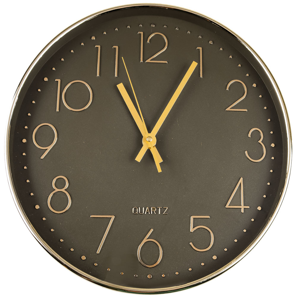 Часы настенные Ladecor chrono, цвет черный - #1