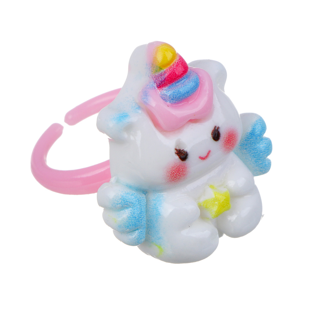 Набор детской бижутерии BY Русские супергерои: браслет, кольцо, резинки 2шт, заколка, 3 дизайна - #7