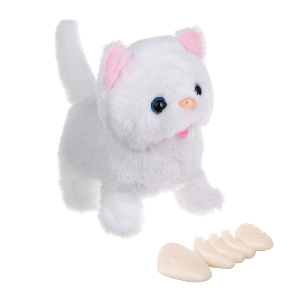 ИГРОЛЕНД Питомец интерактивный с вкусняшкой, 2хАА, ABS, полиэстер, 13х18х18 см - #3