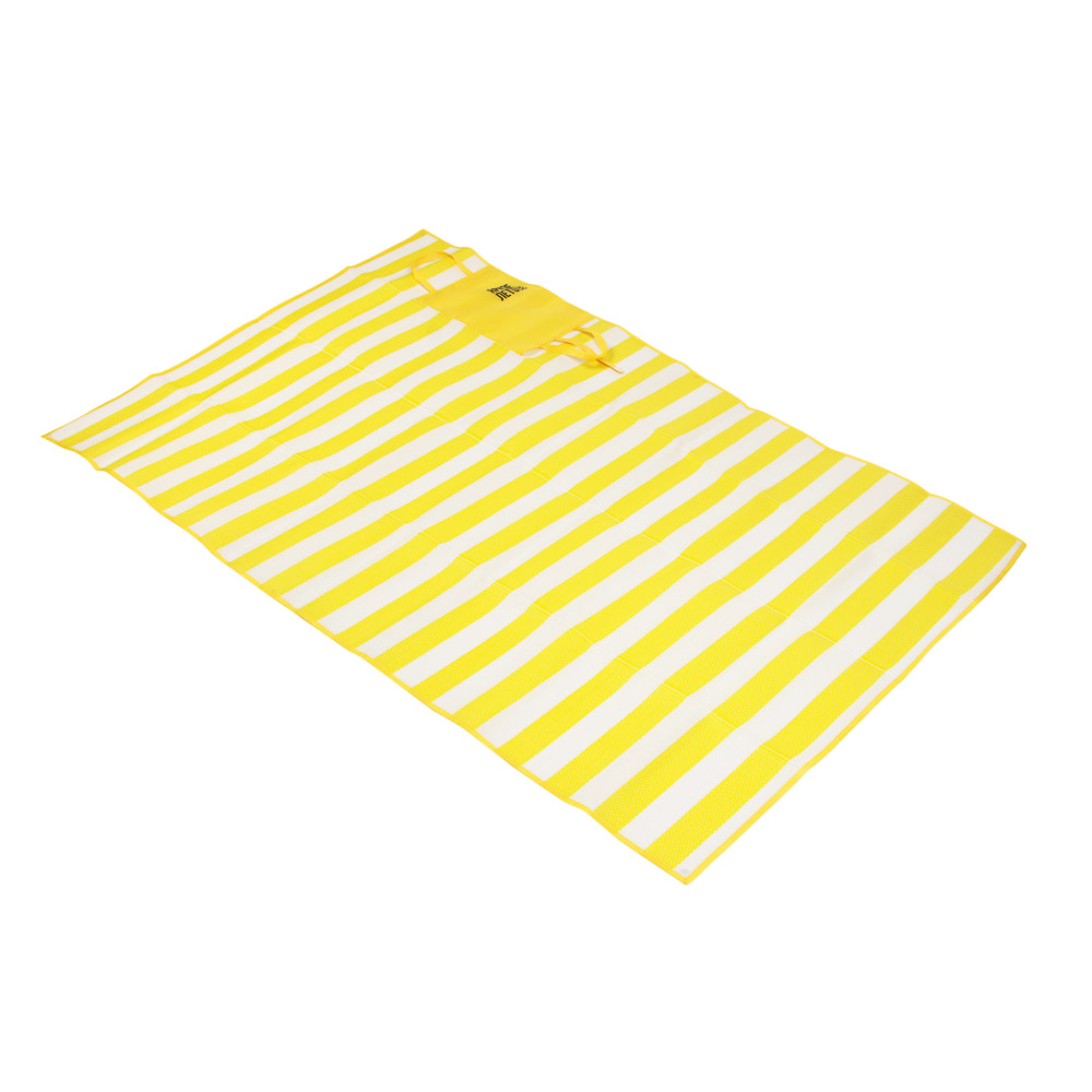 Коврик пляжный тм ЯРКОЕ ЛЕТО, 120х180, с ручками для переноски, полоса, полипропилен - #3