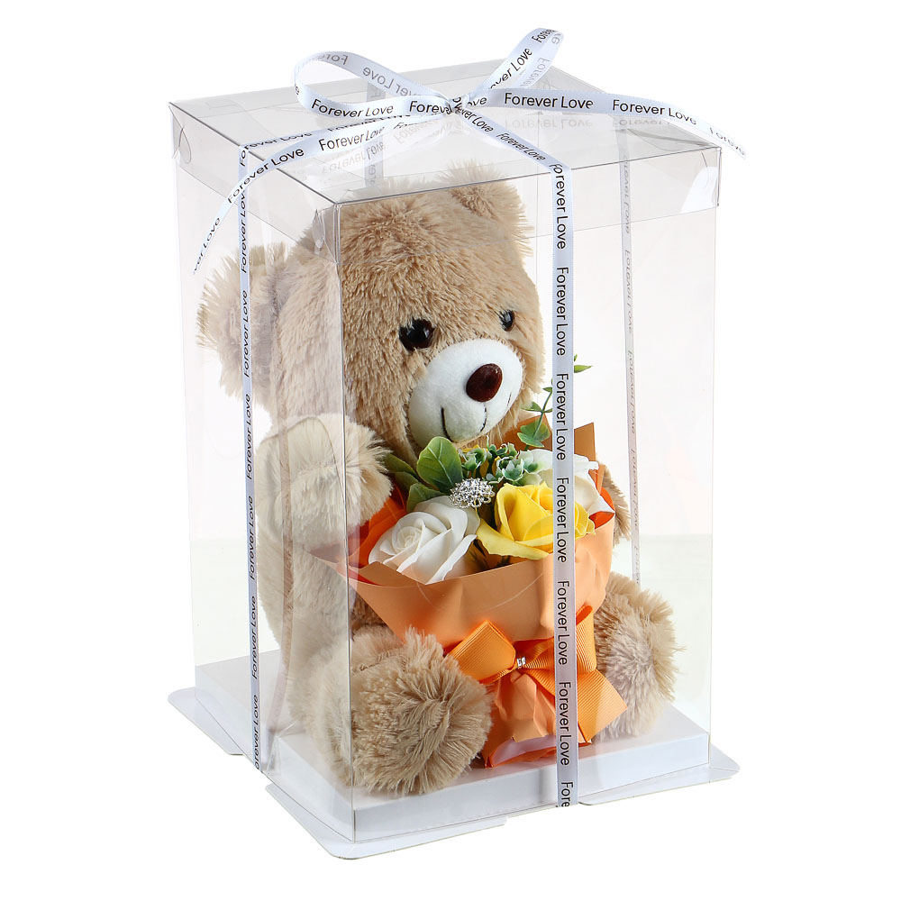 Ароманабор Ladecor, букет роз с плюшевым медведем - #4