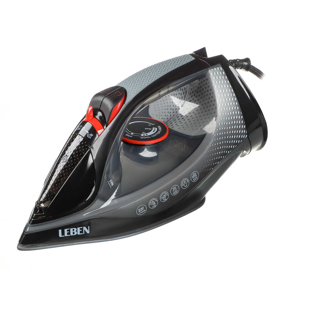 LEBEN Утюг 2600ВТ керам, антинакипь антикапля шнур 2,2м - #1